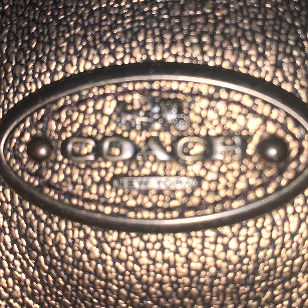 Coach Gold Bronze Metallic Tote Bag - Picture 3 of 10